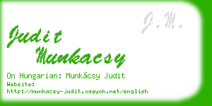 judit munkacsy business card